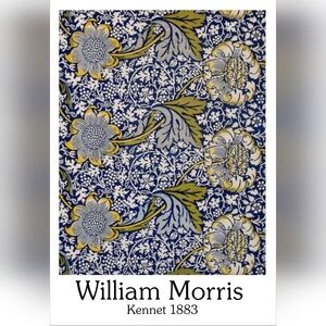 William Morris Floral Kennet Print 8.5x11